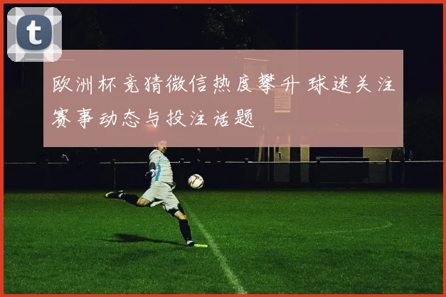 欧洲杯竞猜微信热度攀升 球迷关注赛事动态与投注话题