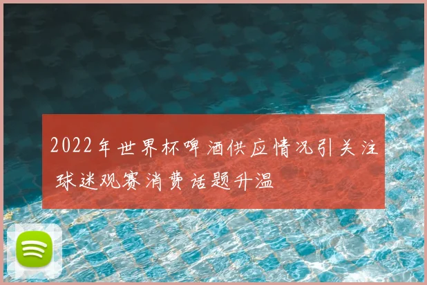 2022年世界杯啤酒供应情况引关注 球迷观赛消费话题升温